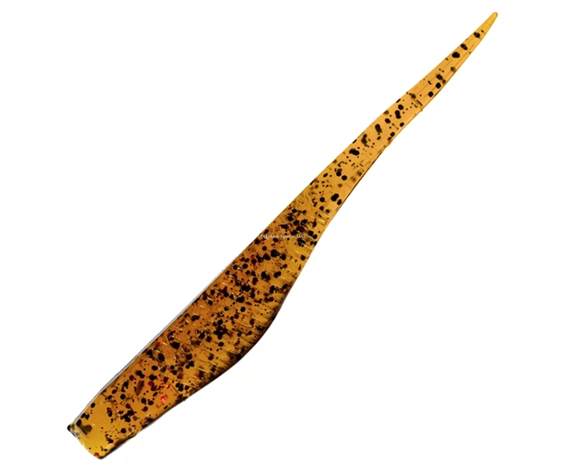 Picture of Mirrolure Provoker Scented Soft Plastic Twitchbait, 3-D Eyes, 5", 3-D Eyes, Watermelon Red Glitter, 8/Pack, Shrimp Scent