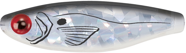 Picture of Mirrolure Series Iii Catch 5 Suspending Twitchbait, 3 1/2", 3/4 Oz, Black Back/White Belly/Silver