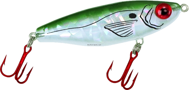 Picture of Mirrolure Series Iii Catch 5 Suspending Twitchbait, 3 1/2", 3/4 Oz, Green Back/White Belly/Silver