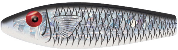 Picture of Mirrolure Series Iii Rattling Floating Twitchbait, 3 5/8", 3/8 Oz, Black Back/White Belly/Silver