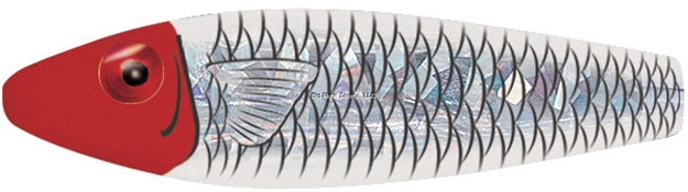 Picture of Mirrolure Series Iii Rattling Floating Twitchbait, 3 5/8", 3/8 Oz, Red Head/White Back & Belly/Silver