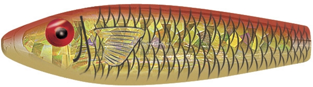 Picture of Mirrolure Series Iii Rattling Sinking Twitchbait, 3 5/8", 3/8 Oz, Apple Red Back/Gold Belly/Gold