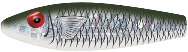 Picture of Mirrolure Series Iii Rattling Sinking Twitchbait, 3 5/8", 3/8 Oz, Green Back/White Belly/Silver