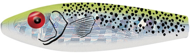 Picture of Mirrolure Series Iii Rattling Twitchbait, 3 5/8", 1/2 Oz, Chartreuse Back/Pearl Belly/Silver, Sinking