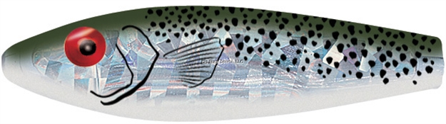 Picture of Mirrolure Series Iii Rattling Twitchbait, 3 5/8", 1/2 Oz, Green Back/White Belly/Silver, Sinking