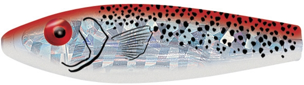 Picture of Mirrolure Series Iii Rattling Twitchbait, 3 5/8", 1/2 Oz, Red Back/White Belly/Silver, Sinking