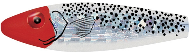 Picture of Mirrolure Series Iii Rattling Twitchbait, 3 5/8", 1/2 Oz, Red Head/White Back & Belly/Silver, Sinking