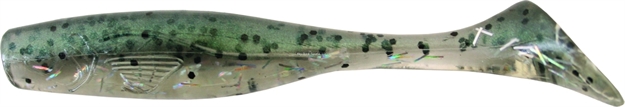 Picture of Mirrolure Soft-Shad Paddle Tail Lure, 4", Mullet, Floating, 10/Pack