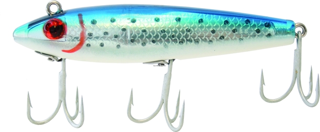 Picture of Mirrolure Spotted Trout TT Sinking Twitchbait, 3 5/8", 1/2 Oz, Blue Back/White Belly/Silver Scale