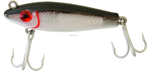 Picture of Mirrolure Ultralight Sinking Twitchbait, 2 1/8", 1/4 Oz, Black Back/White Belly/Silver Scale