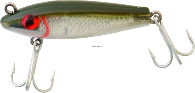 Picture of Mirrolure Ultralight Sinking Twitchbait, 2 1/8", 1/4 Oz, Green Back/White Belly/Silver Scale