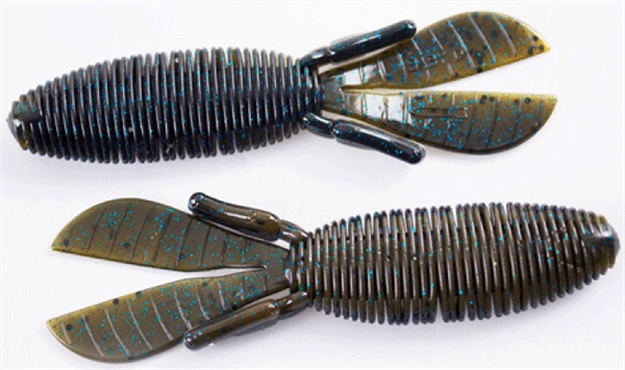 Picture of Missile Baits Baby D Bomb Creature Bait, 3.65", Super Bug MBBD365-SBG