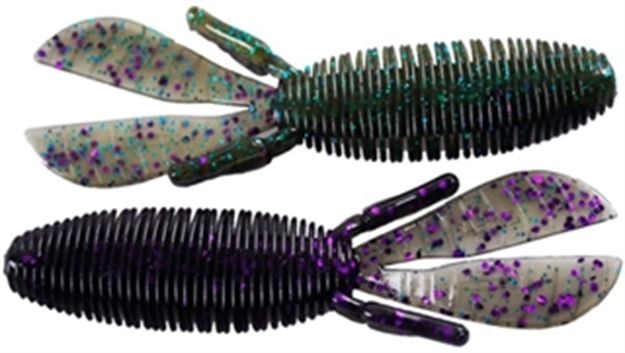 Picture of Missile Baits Baby D Bomb Creature Bait, 3.65", Watermelon Red MBBD365-WMR