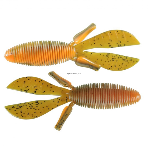 Picture of Missile Baits D Bomb, 4.5", Beaver Shaped Bait With A Ribbed Body, Flipping, Punching, Jig Trailer, 6 Baits Per Bag, Super Craw MBDB45-SPCW