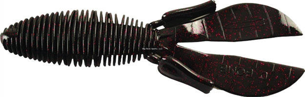Picture of Missile Baits D Bomb Creature Bait, 4.5", Black Red Flake
