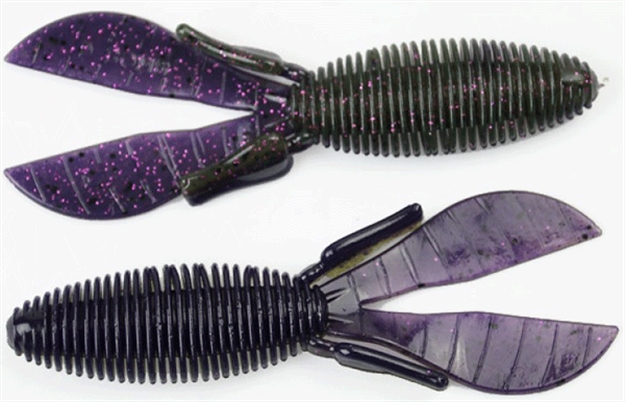 Picture of Missile Baits D Bomb Creature Bait, 4.5", Toxic Grape