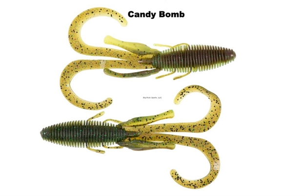 Picture of Missile Baits D Stroyer, 7.0", Monster Creature Style Bait With Tails, Flipping, Pitching, C-Rig, 6 Baits Per Bag, Candy Bomb