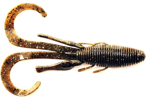 Picture of Missile Baits D Stroyer Creature Bait, 7", Green Pumpkin Flash MBDS70-GPF