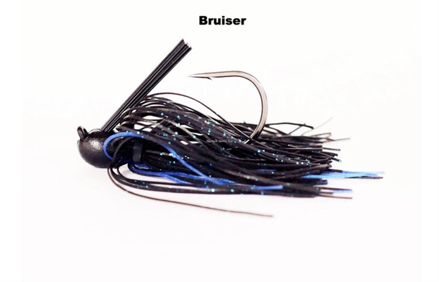 Picture of Missile Baits Ike's Flip Out Jig, 1/2Oz, Weight Forward Full Sized Flip Jig, Vmc 5/0 Flipping Hook, 1 Jig/Pkg, Bruiser