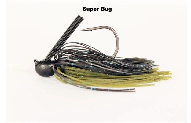 Picture of Missile Baits Ike's Flip Out Jig, 3/8Oz, Weight Forward Full Sized Flip Jig, Vmc 5/0 Flipping Hook, 1 Jig/Pkg, Super Bug