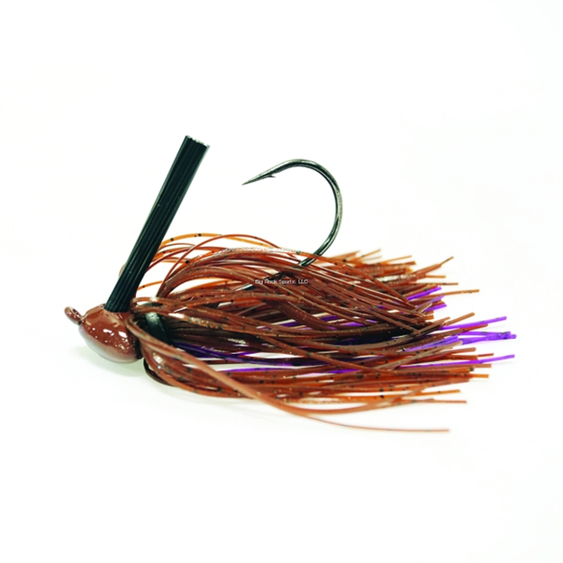 Picture of Missile Baits Ike's Head Banger Jig 3/4Oz Brown Purple Passion