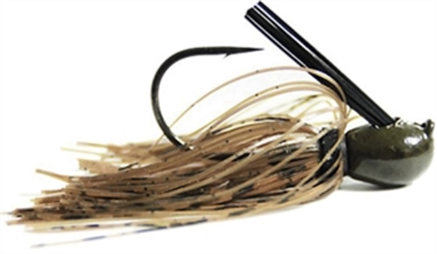 Picture of Missile Baits Ike's Mini Flip Jig, 1/2 Oz, 4/0 Hook, Green Pumpkin MJMF12-GP