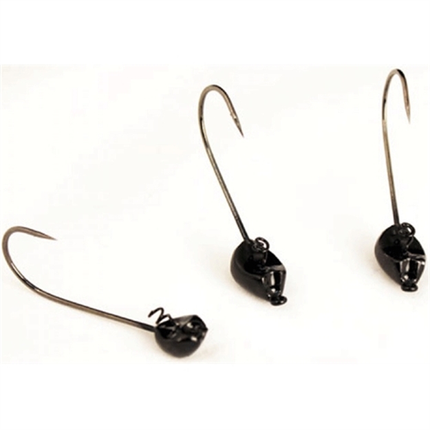 Picture of Missile Baits Warlock Jighead, 1/4 Oz, 3/0 Hook, Black MBWL14-BLK 856056003867