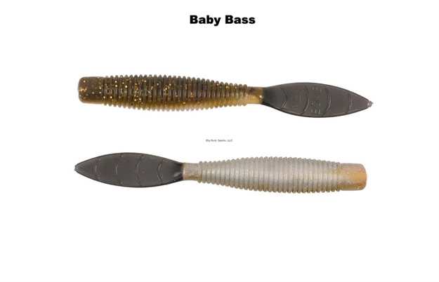 Picture of Missile Baits Ned Bomb, 3.25 Inch, Ned Rig Bait, Based ON The Super Popular D Bomb Shape, 10/Pk, Baby Bass Tail