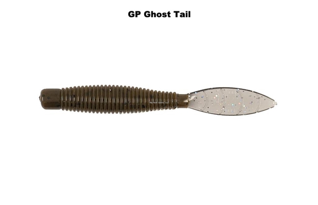 Picture of Missile Baits Ned Bomb, 3.25 Inch, Ned Rig Bait, Based ON The Super Popular D Bomb Shape, 10/Pk, GP Ghost Tail