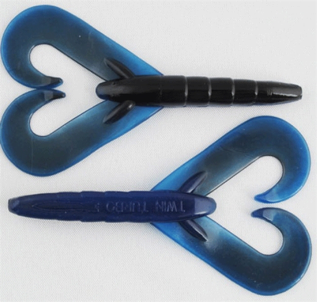 Picture of Missile Baits Twin Turbo Twin Tail Bait, 3.3", Bruiser