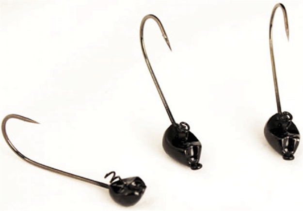 Picture of Missile Baits Warlock Jighead, 3/16 Oz, 3/0 Hook, Black MBWL316-BLK