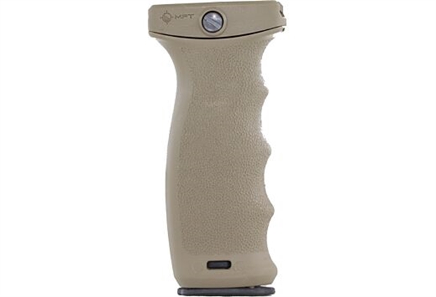 Picture of Mission First Tactical React Ergonomic Vertical Grip Scorched Dark Earth REGSDE 676315028550