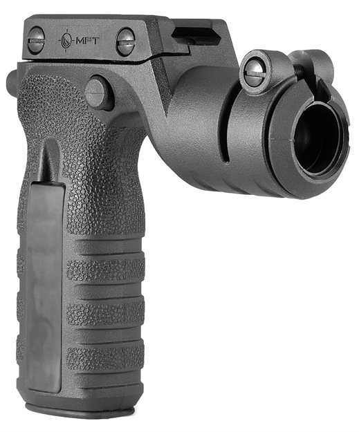 Picture of  Mission First Tactical Rtg React Vertical Grip Black Polymer With Torch Holder For Ar-Platform