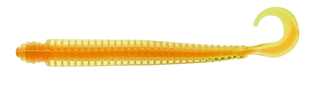 Picture of Mister Twister 4" Ringworm 10/Pk Chartreuse/Orange Core