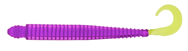 Picture of Mister Twister 4" Ringworm 10/Pk Purple/Chart TL