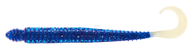Picture of Mister Twister 4" Ringworm 10/Pk Sapphire Blue/Pearl TL