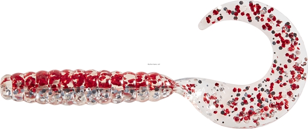 Picture of Mister Twister 4.5" Platinum Curly Tail Gen 2 Clr/Clr Red Flk/Clr Slv Flk 12Pk