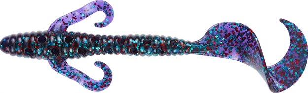 Picture of Mister Twister 5" Magnum Sin-Sation Junebug Red 6/Pk