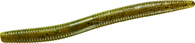 Picture of Mister Twister Comida W/Salt Worm, 5" Green Pumpkin 10/Pack