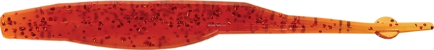 Picture of Mister Twister Exude 5" SW RT Slug Slick Red 8Pk