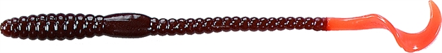 Picture of Mister Twister Phenom Worm, 6", Brown/Orange Tail, 20/Pack