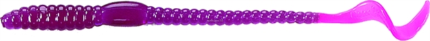 Picture of Mister Twister Phenom Worm, 6", Purple/Firetail, 20/Pack