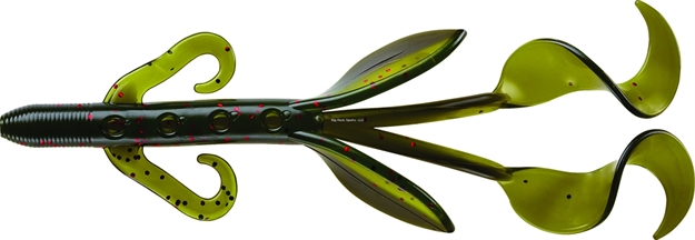 Picture of Mister Twister Poc'it Hawg Raiser W/Curly Tails, 5" California 7/Pack