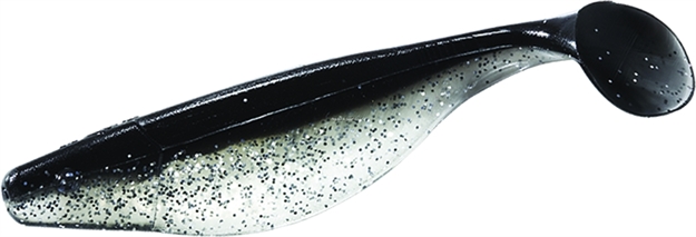 Picture of Mister Twister Sassy Shad Swimbait, 3", 1/4 Oz, Silver Flake/Black Back, 10/Pack