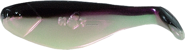 Picture of Mister Twister Sassy Shad Swimbait, 3", 1/4 Oz, White Pearl/Black Back, 10/Pack