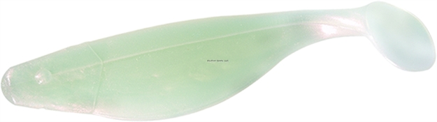 Picture of Mister Twister Sassy Shad Swimbait, 4", 3/8 Oz, White Pearl, 10/Pack