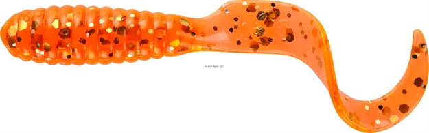Picture of Mister Twister Teenie Curly Tail Grub, 2", Goldfish, 20/Pack