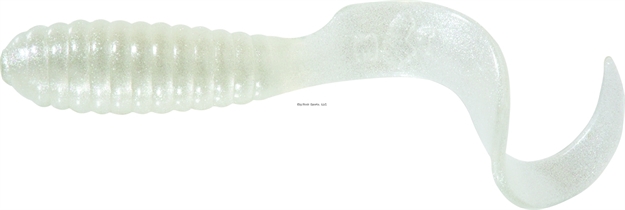 Picture of Mister Twister Teenie Curly Tail Grub, 2", White Pearl, 20/Pack