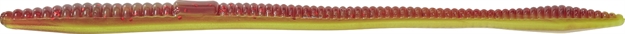 Picture of Mister Twister Tri-Alive 6.5" Nightcrawler Pumpkin Red Treuse 10Pk