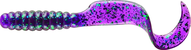 Picture of Mister Twister Twister Tail Grub, 4", Junebug, 20/Pack